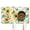 White-918, variant on Sunflower Print Pet Feeding Mat, Absorbent Waterproof Non-Slip Dog Food Mat for Dogs and Cats