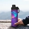 thumbnail image 7 of Uemuo Elephant in Tribal Style 18OZ Insulated Kettle, Sports Water Bottle, Stainless Steel Kettle, Vacuum Insulated Flask, Flip Lid Travel Mug, 7 of 7