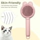thumbnail image 4 of Pet Comb Stainless Steel Needle Massage Cleaning Needle Comb Hair Removal Brush Portable One Click Self Cleaning Comb Grooming Tools, 4 of 6
