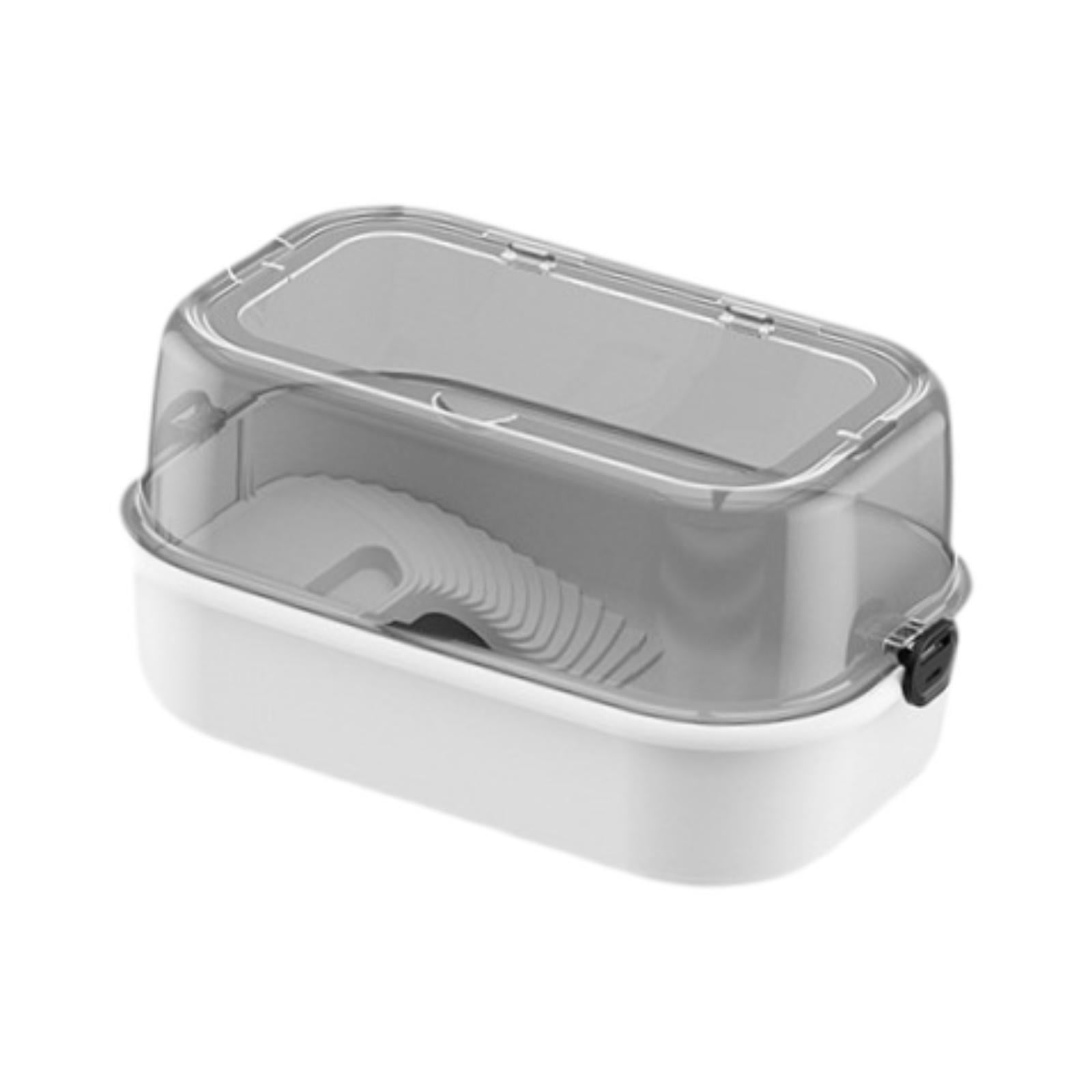Fzaqwen Turtle Bathing Tub Tortoise Resting Terrace Reptile Habitat Multifunctional Food white