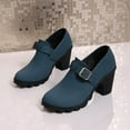 thumbnail image 4 of RXMEKW Fall Boots for Women,Metal Buckle High Heel Boots, 4 of 9