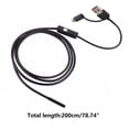 thumbnail image 4 of Birdeem 3 in 1 Usb Endoscope Type C Borescope 7Mm Inspection Snake Camera Hd Ip67 with 6 Adjustabl Leds Tpye-C Interface, Android Interface, and Pc Computer Interfac, 4 of 5