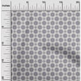 thumbnail image 2 of oneOone Cotton Poplin Dusty Gray Fabric Asian Ornamental Tile Sewing Material Print Fabric By The Yard 56 Inch Wide, 2 of 4