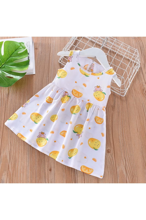 Toddler Girl Summer Fall Floral Dress Baby Girls Sundress Girls Casual Clothes Dress for Kids Little Girls Clothes 12 24 Months Toddler Baby Dress Summer