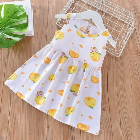 

Ichuanyi Toddler Dress Summer Toddler Baby Girls Sleeveless Dress Tank Dress Children s Clothing