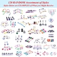 thumbnail image 4 of BodyJ4You 156PC Body Piercing Kit Lot 14G 16G Belly Ring Labret Tongue Tragus RANDOM Mix Jewelry, 4 of 6