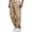 Khaki&09#0122C, variant on Fabrcox Pants Cargo for Man Relaxed Fit Wide Leg Joggers for Men Cycling Fishing Workout Sport Pants for Men with Pockets
