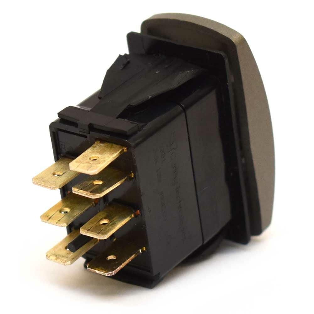 Carling On/Off/On Contura III Boat Rocker Switch | Blank 7 Spade
