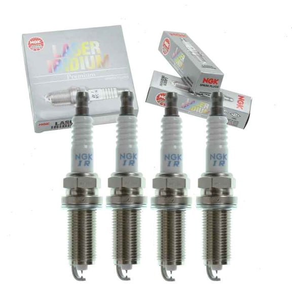 4 pc NGK Laser Iridium Spark Plugs compatible with Kia Forte Koup 2.0L 2.4L L4 2010-2013