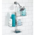 thumbnail image 4 of iDesign, Linea Adjustable Shower Caddy, Stainless Steel, Silver, 4 of 6