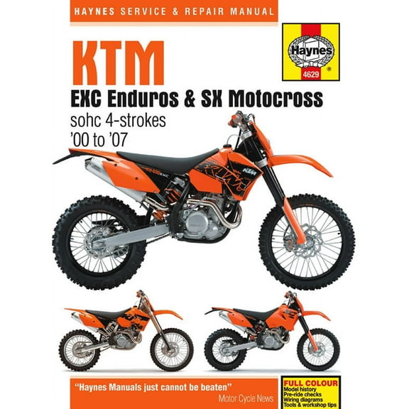 KTM EXC/MXC Enduros & SX Motocross (00-07) Haynes Repair Manual ^