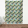 thumbnail image 4 of Ambesonne Geometric Fabric by the Yard Upholstery, Grunge Style Circles Art, 5 Yards, Multicolor, 4 of 5