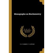 Monographs on Biochemistry Paperback