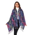 thumbnail image 2 of Winter Scarves for Women Neon Gaming Joystick Fashion Pashmina Shawl Wraps Long Blanket Scarf for Fall Spring, 2 of 10
