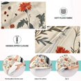 thumbnail image 3 of Pretty Flowers and Leaf Plush Pillow Cases King Size Ultra Soft Warm Pillowcases with Zipper 20"x40", 3 of 9
