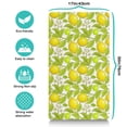 thumbnail image 3 of Dog Food Mat 16x24 Inch Pet Feeding Mat with Retro Lemon Print, Waterproof, Absorbent, Non-Slip, Quick Dry, Washable for Dogs and Cats, 3 of 3