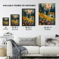 thumbnail image 3 of Artery8 Countryside Spring Hill House Daisy Flowers For Living Room Unframed Wall Art Print Poster Home Decor, 3 of 5