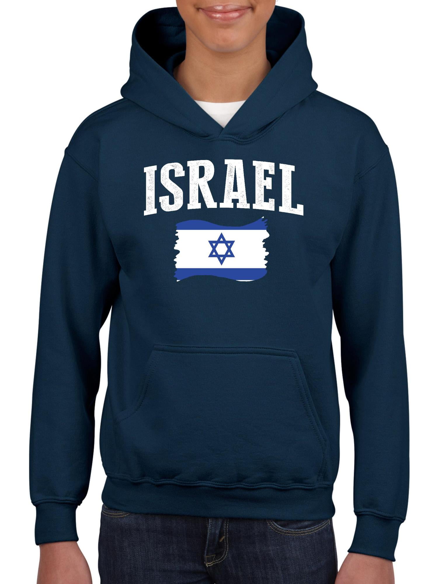 Normal is Boring - Youth Israel Flag Hoodie For Girls and Boys ...