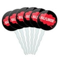 thumbnail image 1 of Dreaming of Halflings Red Cupcake Picks Toppers - Set of 6, 1 of 1