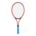 thumbnail image 1 of jinwen Tennis Racket High Strength Nylon Strings Portable Comfortable Tennis Equipment Orange, 1 of 9