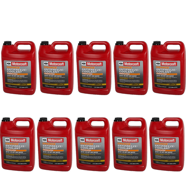 Gallon Engine VC13DLG Coolant Antifreeze Motorcraft Orange/Yellow Pre