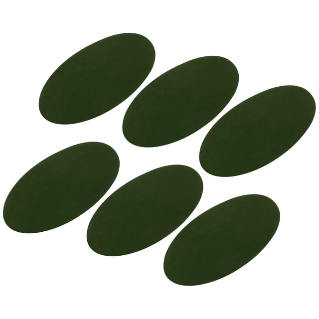 Parches de Tela para Codo y Rodilla Uxcell Verde Ejército para Reparación de Ropa Manualidades 6 Pcs