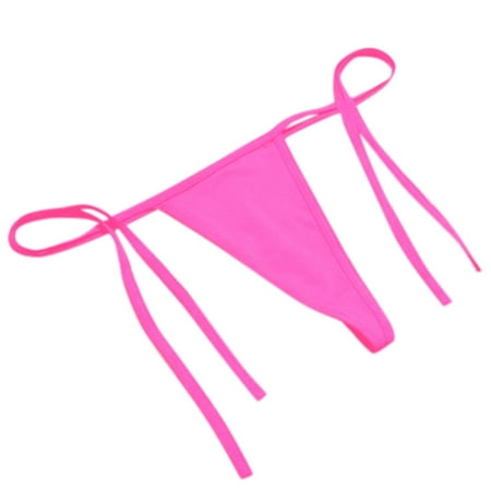Hamky Panties for Women Thongs for Women Underpant Passion Women Underwear Bikini T Back Cheeky Underwear Womens Underwear Hot Pink One Size