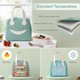 thumbnail image 3 of Insulated Lunch Bag Cute Tote Bag Easy Clean Lunch Box Bag, 3 of 4