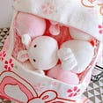 thumbnail image 3 of Girls Gifts Creative Gifts Nap Candy Bag Stuffed Toy Dinosaur Sakura Bunny Corgi A Plushie Bag Pudding Toys Plush Pillow Bag of Plush Toy Throw Pillow KITTEN, 3 of 8