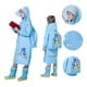thumbnail image 1 of Amorosa Chubasqueros para Niños Chaqueta de Lluvia Impermeable Dinosaurio Lindo Chubasquero Niños Al Aire Libre Azul-L, 1 of 7
