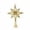 Gold, variant on Bwomeauty Christmas Decor, 1pc Powdered Octagonal Star Tree Top Star Pull String Star Decoration Christmas Tree Top Star, Family Gifts