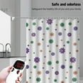 thumbnail image 4 of 1X Shower Curtain 70.9‘’X78.7‘’ Peva Shower Curtain Bathroom Curtain Partition Curtain Waterproof Shower Curtain Shower Curtain Waterproof Dry and Wet Separation Shower Curtain, 4 of 6