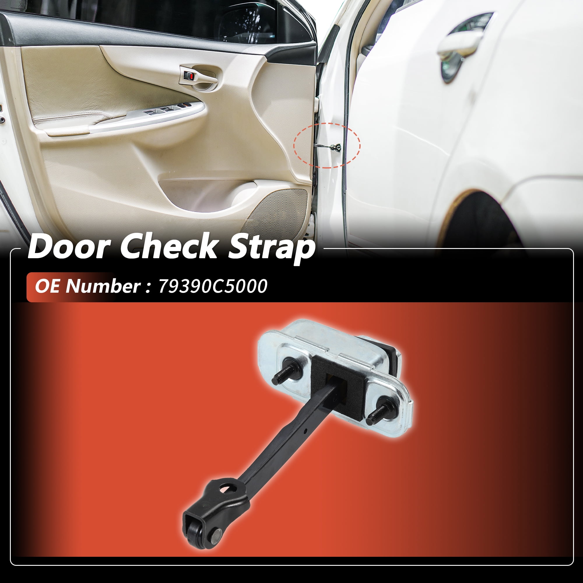 Unique Bargains No.79380C5000 Door Strap for Kia Sorento 2016-2017 1pc No.79390C5000