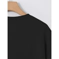 thumbnail image 3 of Camiseta holgada y cómoda para hombre con estampado de corazón y llamas, hombros caídos, manga corta, cuello redondo, poliéster. Lavable a máquina., 3 of 5