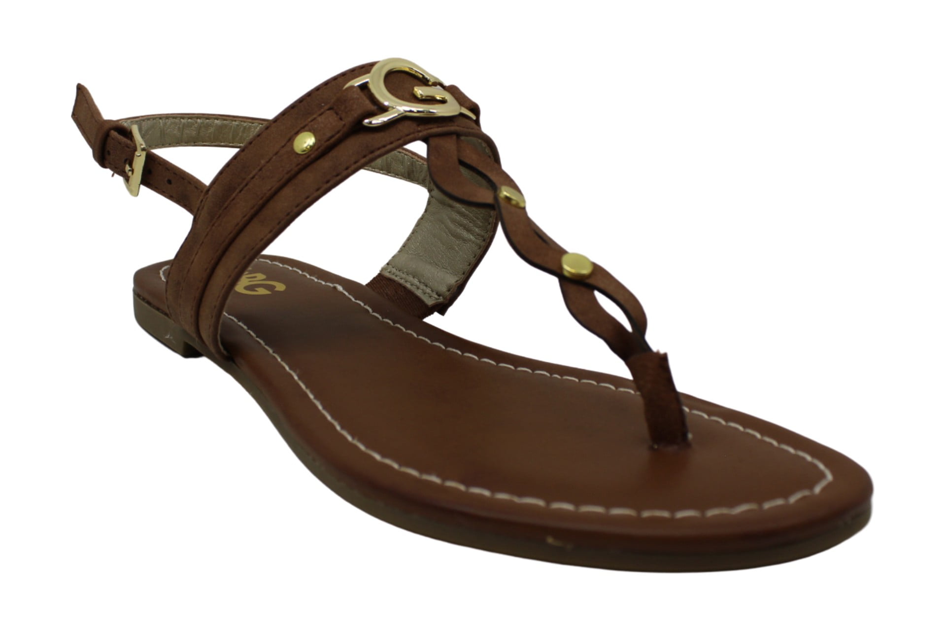g by guess links flat sandals