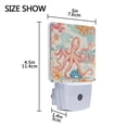thumbnail image 4 of Cartoon Octopus and Coral Night Light 2 Pack LED Nightlight Plug into Wall Dusk to Dawn Sensor Soft White, 4 of 7