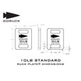 thumbnail image 3 of Placa de peso GORUCK de hierro fundido de 4,5 kg para rucking, 3 of 6
