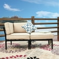 2Piece Outdoor OneArm Sectional Sofa