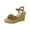 Nude, variant on Womens Wheatley Faux Leather Sandal Wedge Heels