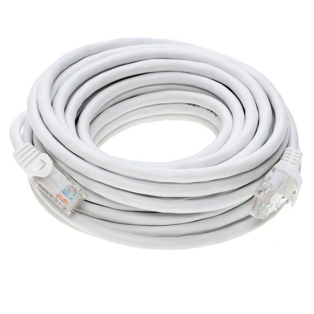 CAT6 RJ45 Ethernet Network High Speed LAN Patch Cable 1M TO 50M Wholesale WHITE 