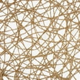 thumbnail image 2 of DII Taupe Woven Paper Round Placemat (Set of 6), 2 of 6