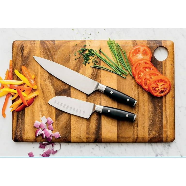 Ninja Foodi NeverDull System Premium 2-Piece Chef & Santoku Knife