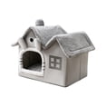 thumbnail image 2 of Camas para gatos Cojín Comft transpirable semicerrado Perrera Cama para mascotas Accesorios para gatos 49cmx39cmx46cm Zulema casa del gato, 2 of 8
