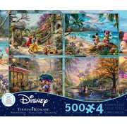 Ceaco - 4 In 1 Multipack - Thomas Kinkade - The Disney Collection - 4 In 1 Multipack Jigsaw Puzzle