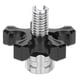 thumbnail image 2 of Ajustador de Cable de embrague de aleación de aluminio CNC Universal, modificación para motocicleta, color negro, 2 of 8