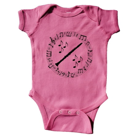 

Inktastic Clarinet Music Silhouette Gift Gift Baby Boy or Baby Girl Bodysuit
