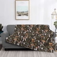 thumbnail image 2 of Zufioo Mushroom Garnish Print Horizontal Flannel Blanket, Anti-wrinkle, Anti-shrinkage, Anti-allergic Plush Blanket, Household Items Suitable for Bedroom-40"x30", 2 of 6