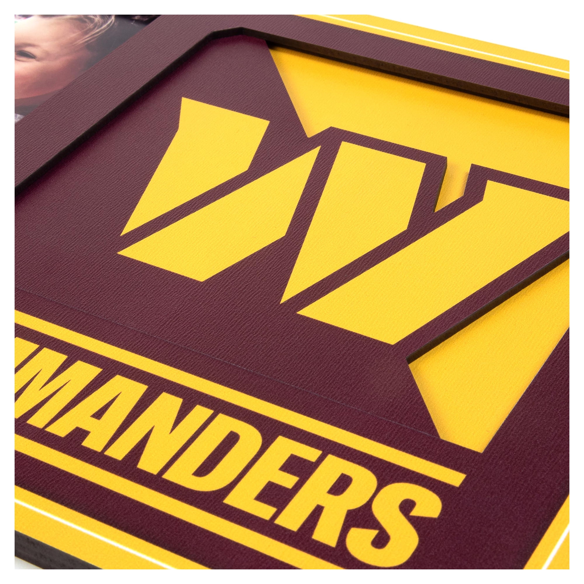 IDNA Washington Commanders 3D Logo Series Picture Frame