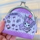 thumbnail image 3 of Monedero Sanrio Melody Kuromi Hello Kitty Cinnamoroll Pochacco con cierre de hierro y diseño de oso arcoíris de dibujos animados, monedero suelto, bolsas para guardar llaves, 3 of 5