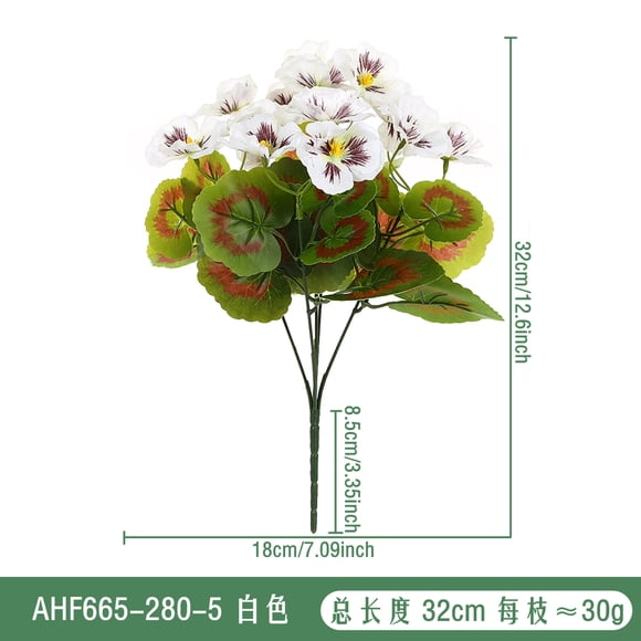 Vrorvz Artificial Flower Arrangement for Home Wedding Party Garden Decoration Lifelike Romantic Floral Centerpiece Suit for Living Room Bedroom Restaurant